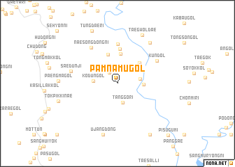 map of Pamnamu-gol