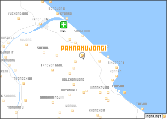 map of Pamnamujŏngi