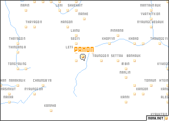 map of Pamon