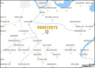 map of Pamoterys