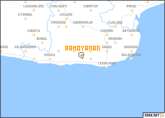 map of Pamoyanan