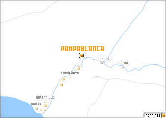 map of Pampa Blanca