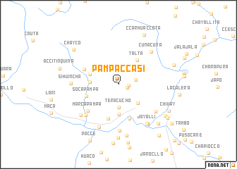 map of Pampa Ccasi