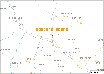 map of Pampa Colorada