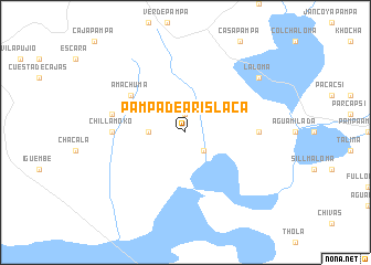 map of Pampa de Arislaca