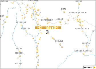 map of Pampa de Chapi