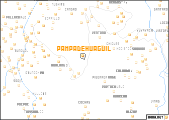map of Pampa de Huaguil