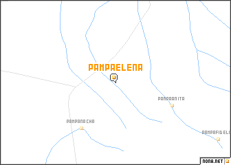 map of Pampa Elena