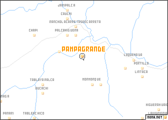 map of Pampa Grande