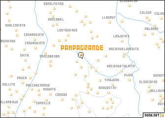 map of Pampa Grande