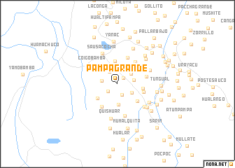 map of Pampa Grande