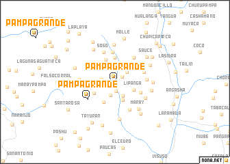 map of Pampa Grande