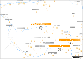 map of Pampa Grande