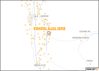 map of Pampa La Juliana