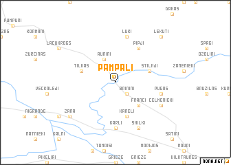 map of Pampāļi