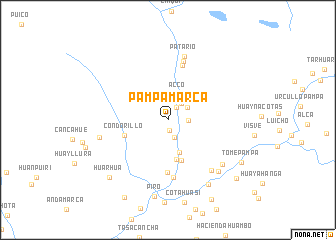 map of Pampamarca