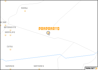 map of Pampa Mayo