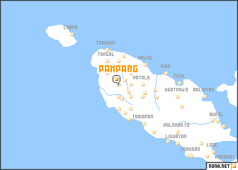 map of Pampang