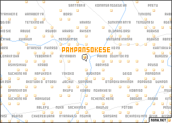 map of Pampanso Kese