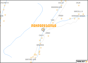 map of Pampa Redonda