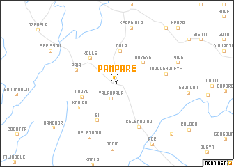 map of Pamparé