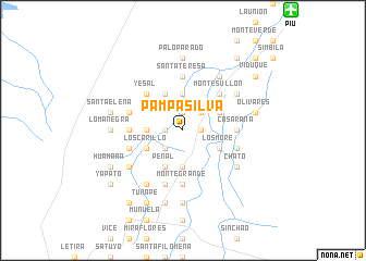 map of Pampa Silva