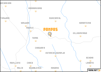 map of Pampas