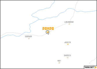 map of Pampa