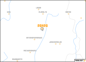 map of Pampã