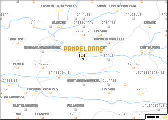 map of Pampelonne