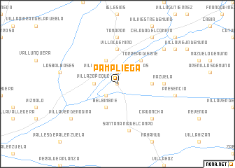 map of Pampliega