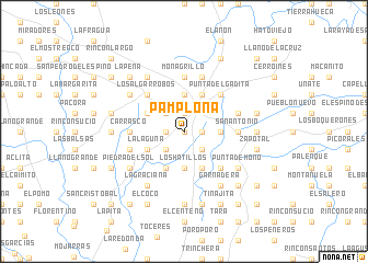 map of Pamplona