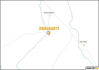 map of Pāmudurti