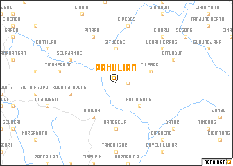 map of Pamulian