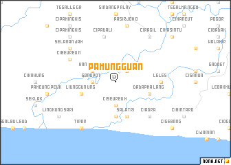 map of Pamungguan