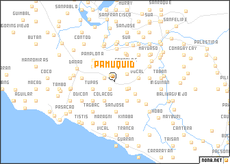 map of Pamuquid