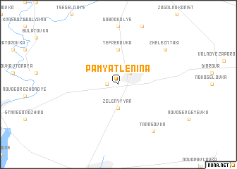 map of Pamyatʼ Lenina