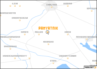 map of Pamyatnik