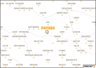 map of Panabá