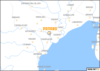 map of Panabo
