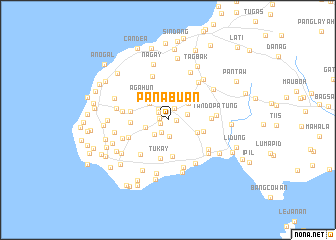 map of Panabuan