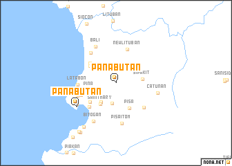 map of Panabutan