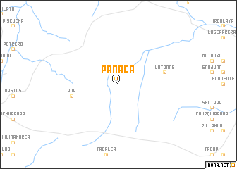 map of Panaca