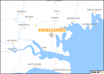 map of Panacea Park