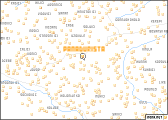 map of Panađurišta