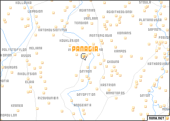 map of Panagía