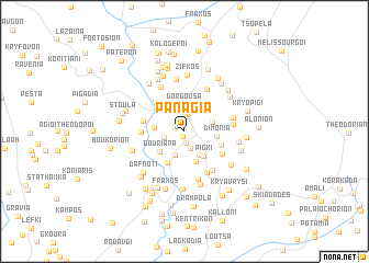 map of Panagía