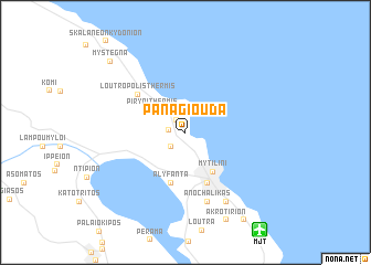 map of Panagioúda