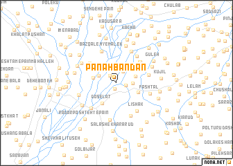 map of Panāh Bandān