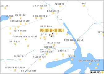 map of Panāh Kandī
